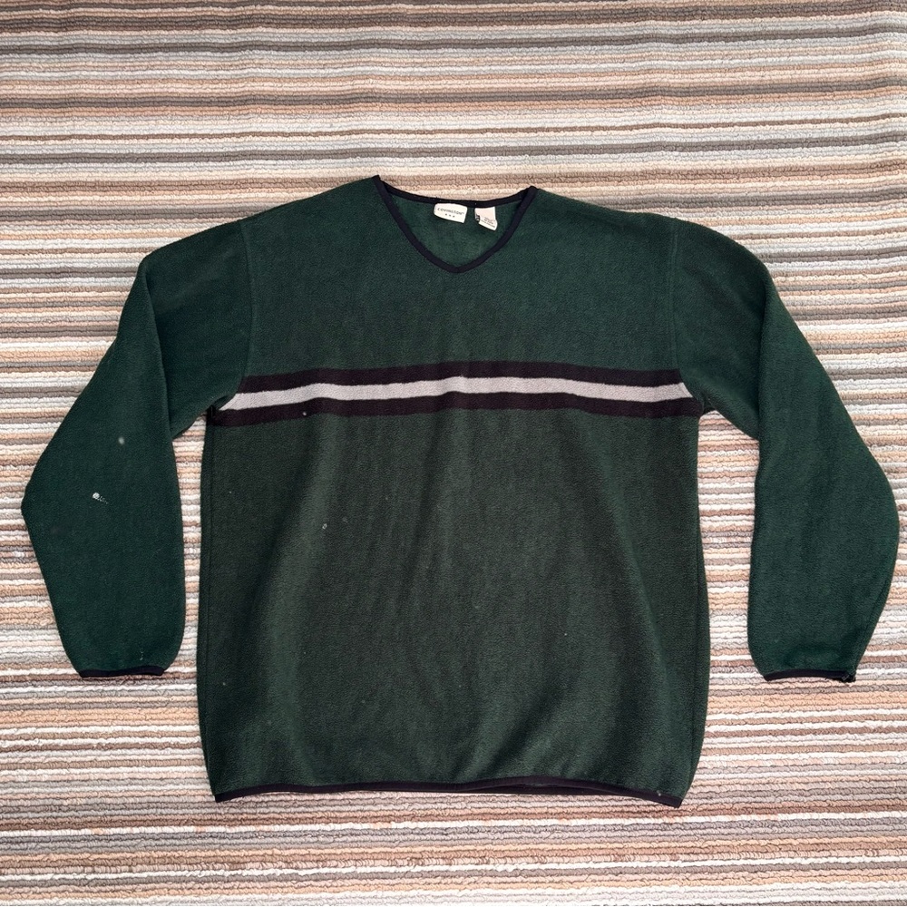 Covington v-neck fleece sweater